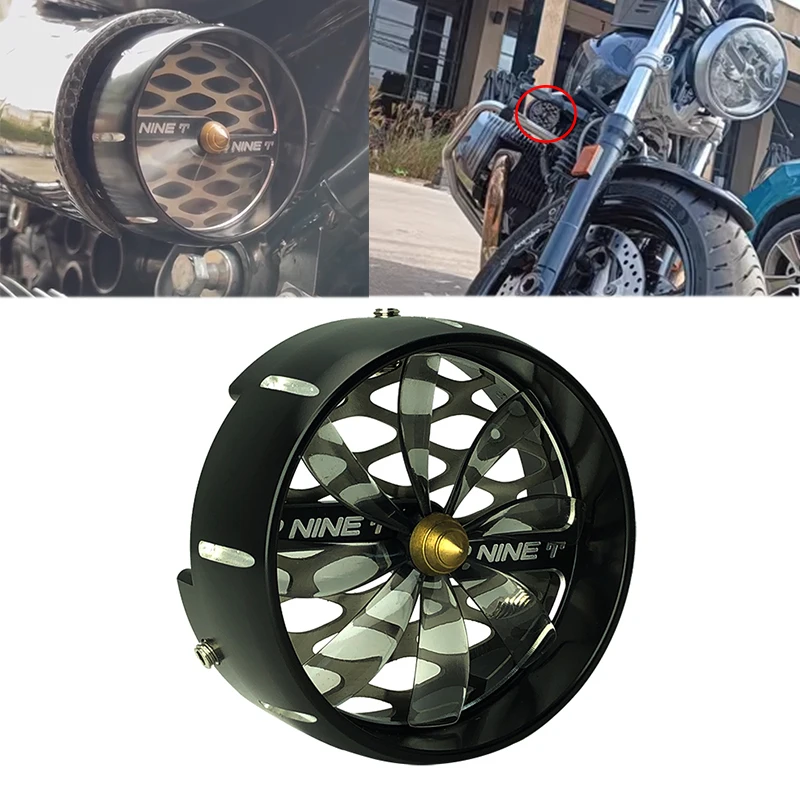 

Для BMW R NINE T NINET RNINET Pure Racer скремблер 2015-2023 мотоциклетная крышка воздухозаборника крышка вращается вентилятор ветер лезвие декоратор