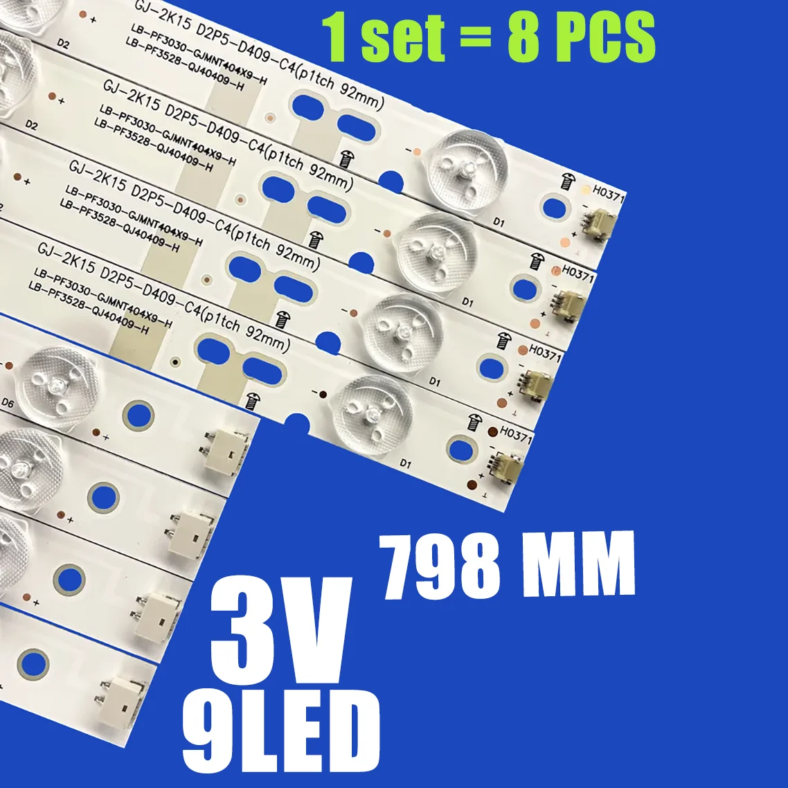 LED 백라이트 LB-PF3030-GJD2P5C404X9-B (LD40E01M, LE40D1442, 40D3505T, 40PFK5300, 40PFK6510, 40PFF5650, 40PFG5109, BDM406