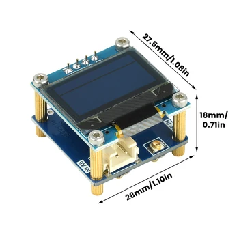 1KHz-100MHz 20MHz-2.7GHz Misuratore di frequenza OLED Display di frequenza Contatore di frequenza per la misurazione RF Ricetrasmettitore radioamatoriale