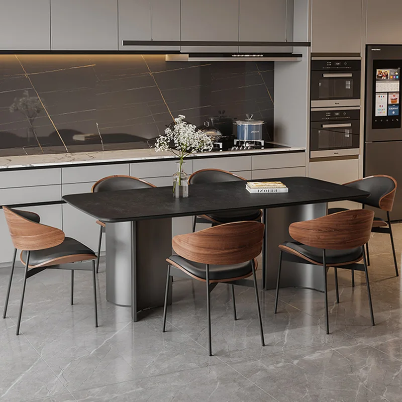 

Luxury Coffee Dining Table Conference Wood Modern Center Console Dining Table Salon Dinner Mesa Comedor Garden Furniture Sets