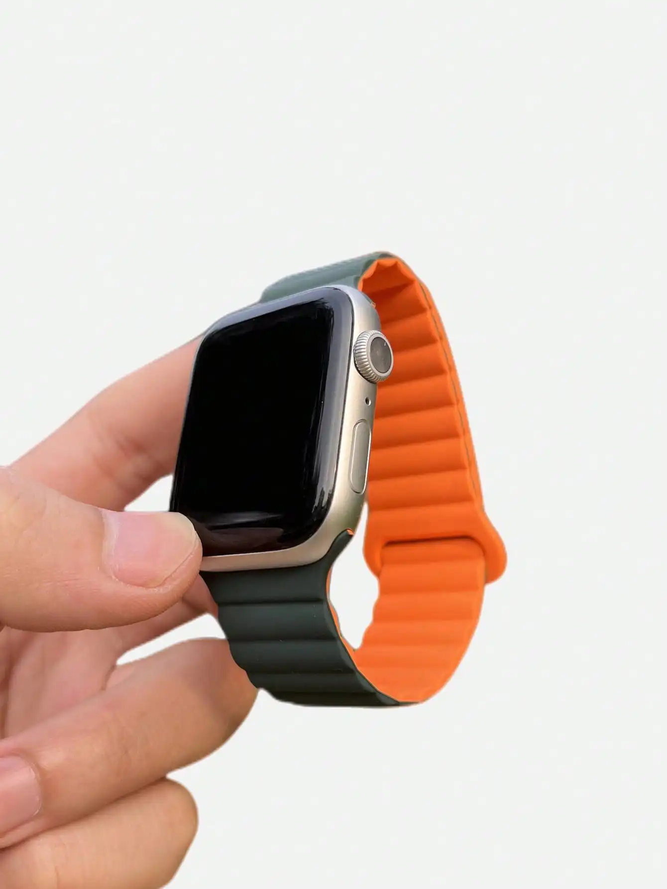 Olive green orange