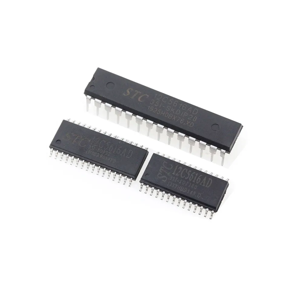 

STC12C5616AD-35I-SOP28G/SOP32G/SKDIP20 Single Chip Microcomputer