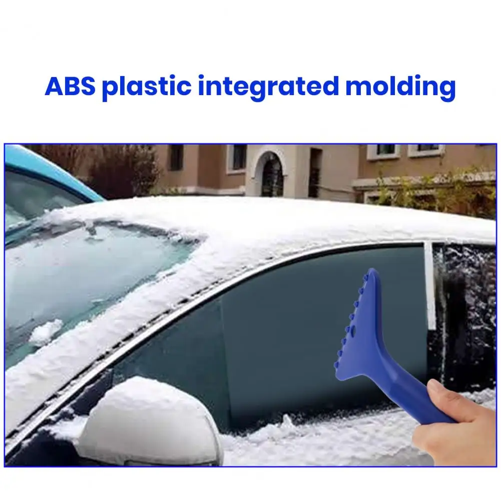 Solid Abs Auto Snow Shovel Car Snow Brush Ice Scraper Aluminum Alloy Handle Eva Sponge Grip Nylon