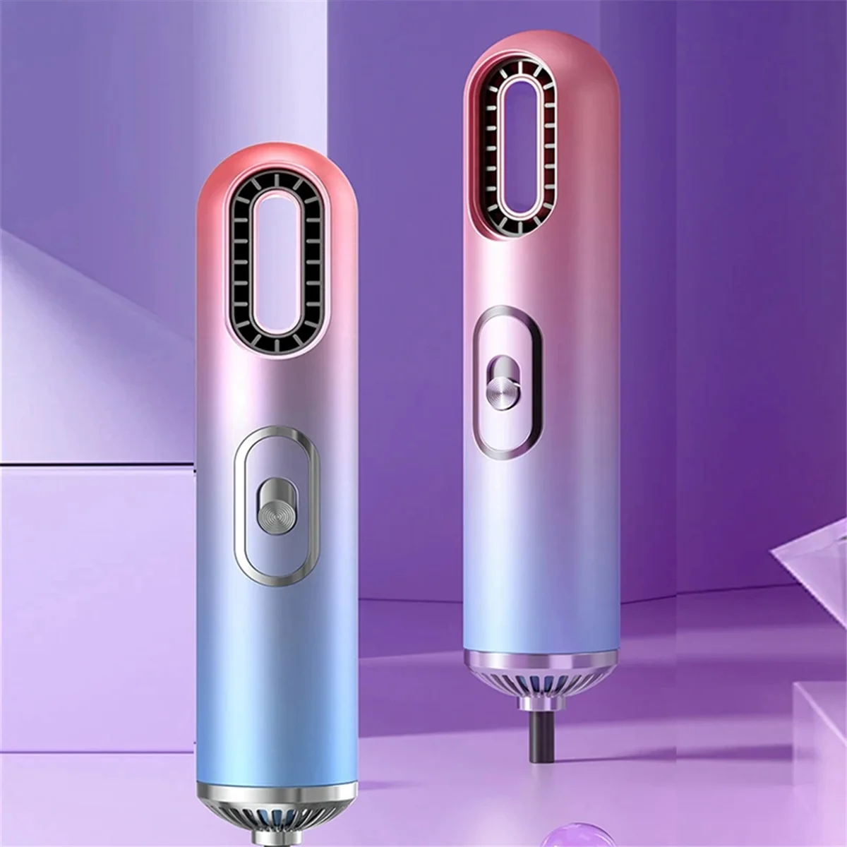 FZFZ Hair Dryer Curling Comb Hair Brush Styling Tool Dryer and Volumizer Straightener Manual US Plug,D
