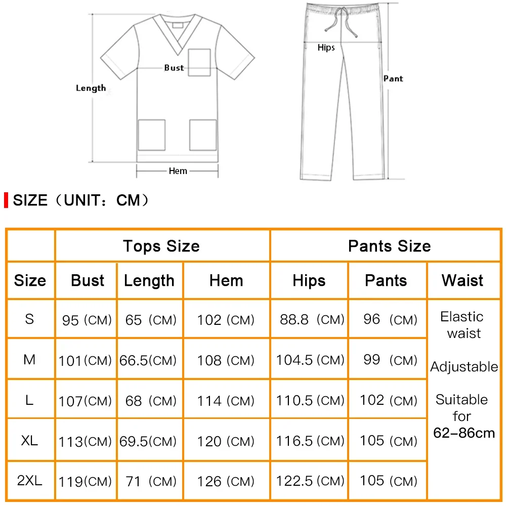Multicolor Jogger Short Sleeve Lab Spa Men's High Quality Slim Fit Stretch Breathable Scrub Clothing Women Scrub Medical Uniform medical uniform