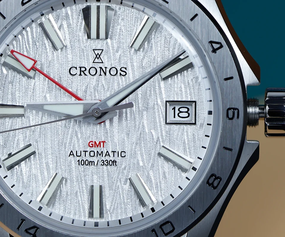 Cronos L6029 V2 GS Texture Dial Men Watch NH34 Automatic