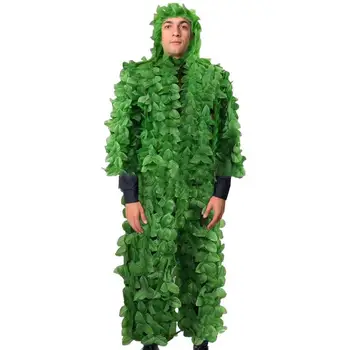 Leaf Suit For Hunting 3d Leafy Camo Suit With Adjustable Elastic Waist Gilly Suit For Wildlife Photography Bird Watching 1