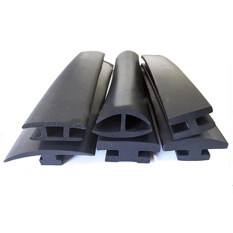 Borracha de Vedação Strip Edge Enchoser Shield para Frameless Glass Painel de Metal Board Preto h Forma de