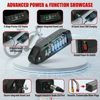 Batterie lithium pour vélo électrique 2026, nouvelle batterie Hailong originale 48V 20Ah haute puissance, compatible avec moteur tsdz8 250-1000w à huit côtés, avec chargeur, livraison rapide et sans taxes. 6