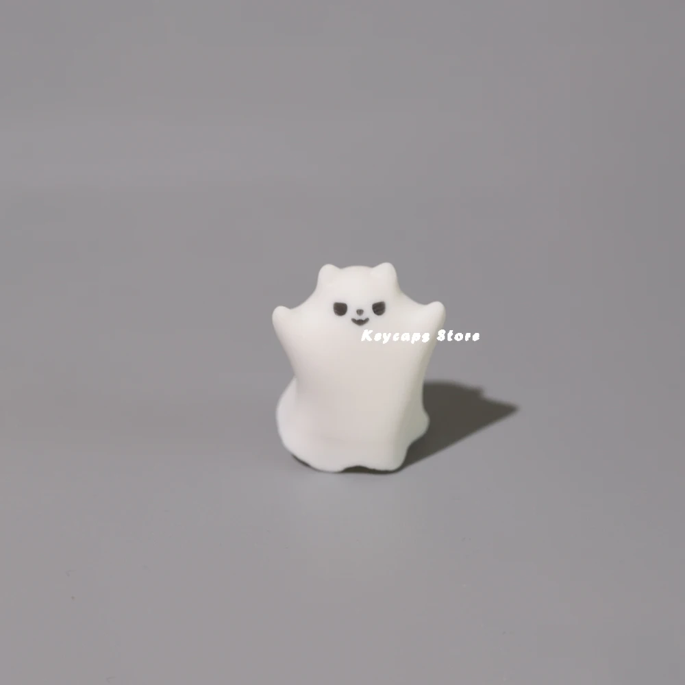 Cute Ghost Keycaps For Mechanical Keycaps Kawaii Keycaps Criativo Tridimensional 3d Original Personalidade Diy - Imagem 5