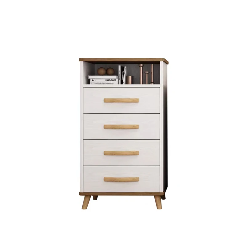 

YY Drawer Bedroom Wall Three Four Five Chest of Drawers Living Room Locker Solid Wood