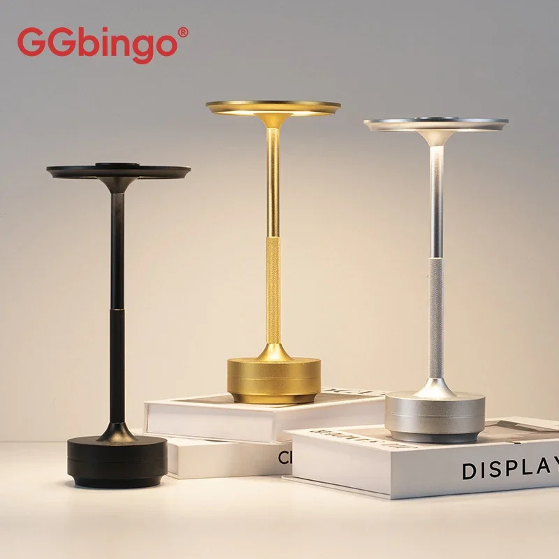 Rechargeable Touch Dimming LED Desk Lamp - Portable Night Light