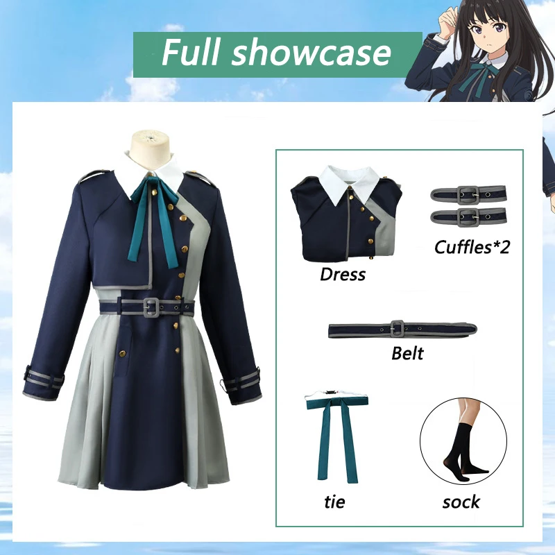 Lycoris Recoil Takina Inoue Agency Uniform Cosplay Costume