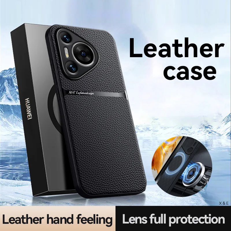 Luxury Shockproof Leather Magnetic Protective Phone Case Cover