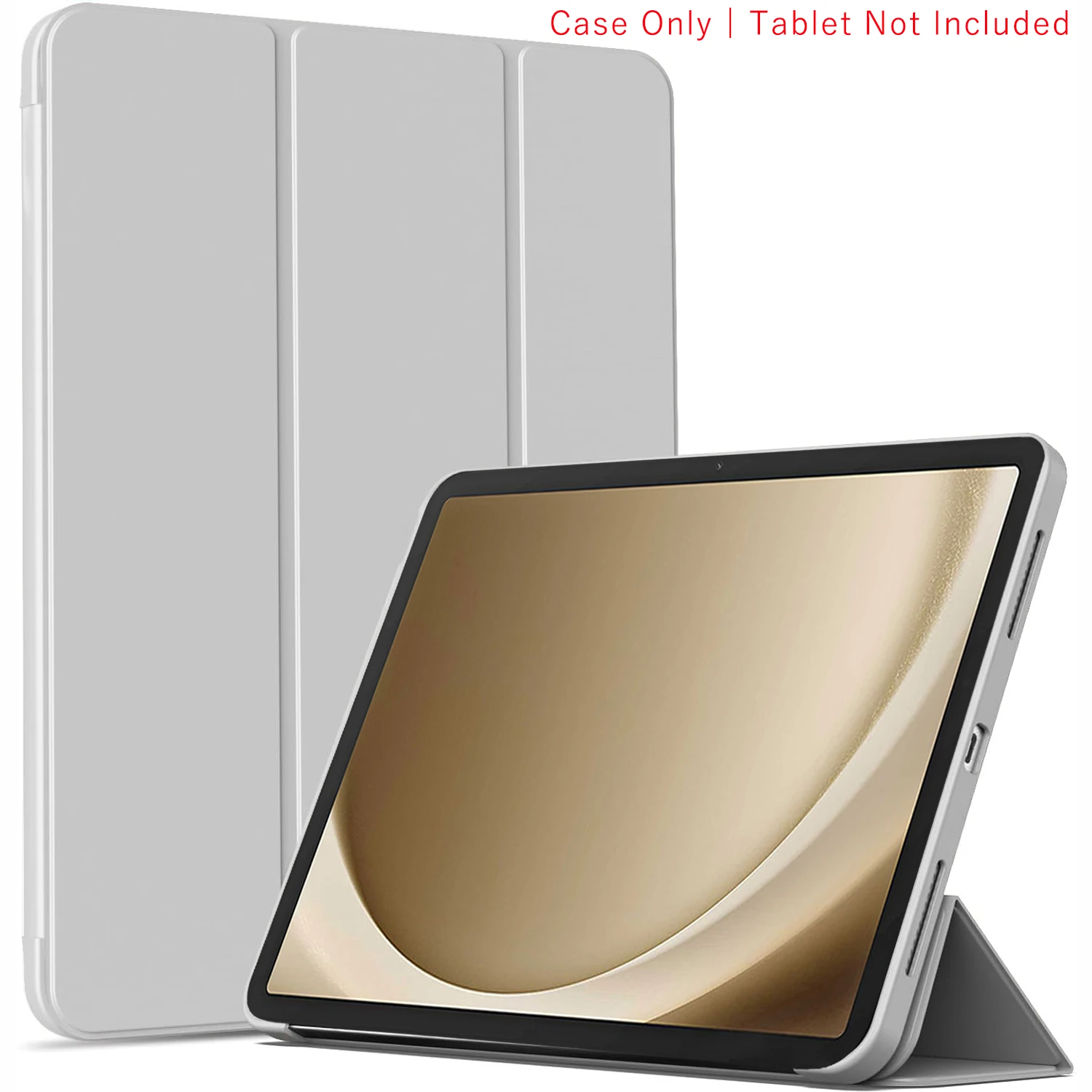 Tri-Fold Flip Case Magnetic Stand PU Leather Protective Cover