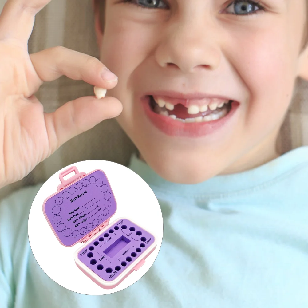 Tooth Box First Baby Teeth Container Memory Infant Souvenir Storage My Saver Loose Child Fairy