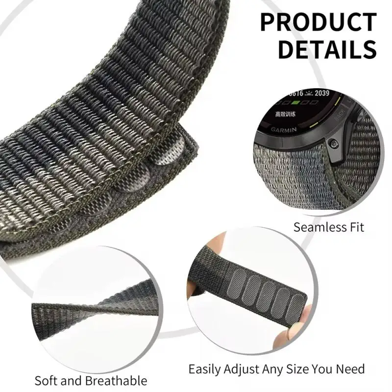 Camouflage Nylon Strap in 20mm & 22mm Sizes