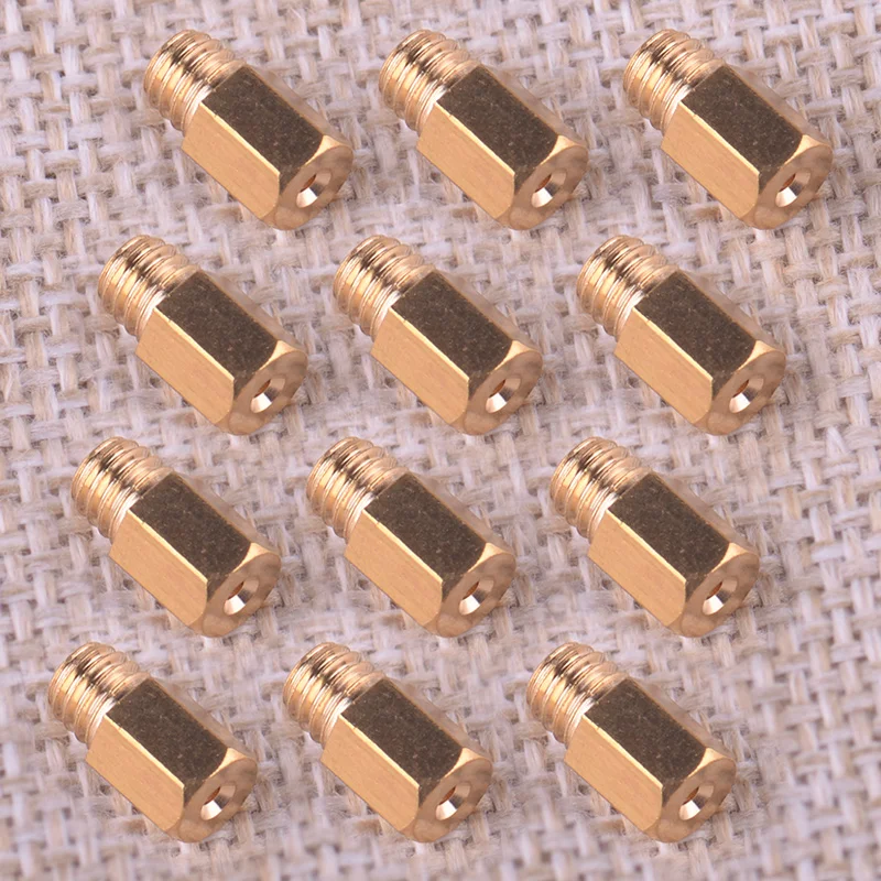 

12Pcs Copper Carburetor Main Jets Set #210 220 230 240 250 260 270 280 290 300 310 320 Fit for Mikuni VM TM TMX Carb Durable