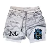 Summer Sporty Versatile Quick Dry Anime Print Men's Shorts Everyday Casual Personality Print Shorts 2024 3