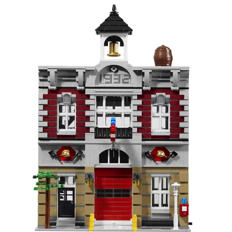84004 Fire Brigade Education Tool is Compatible With ChildrenModel Blocks Christmas Toys