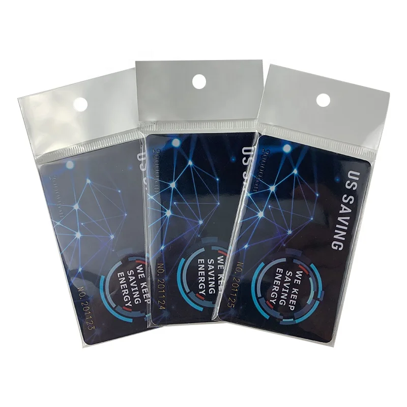 

Tarjeta Quantica Electricity Negative Ion Fuel Saver Energy Saving Card