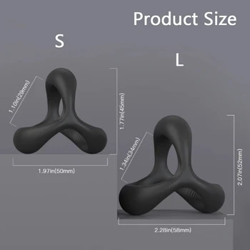 Penis Cock Ring on for Men Delay Ejaculation Erection Sex Shop Toys for Couple Sex Toy Penisring Man Dick Enlarger Rings 4