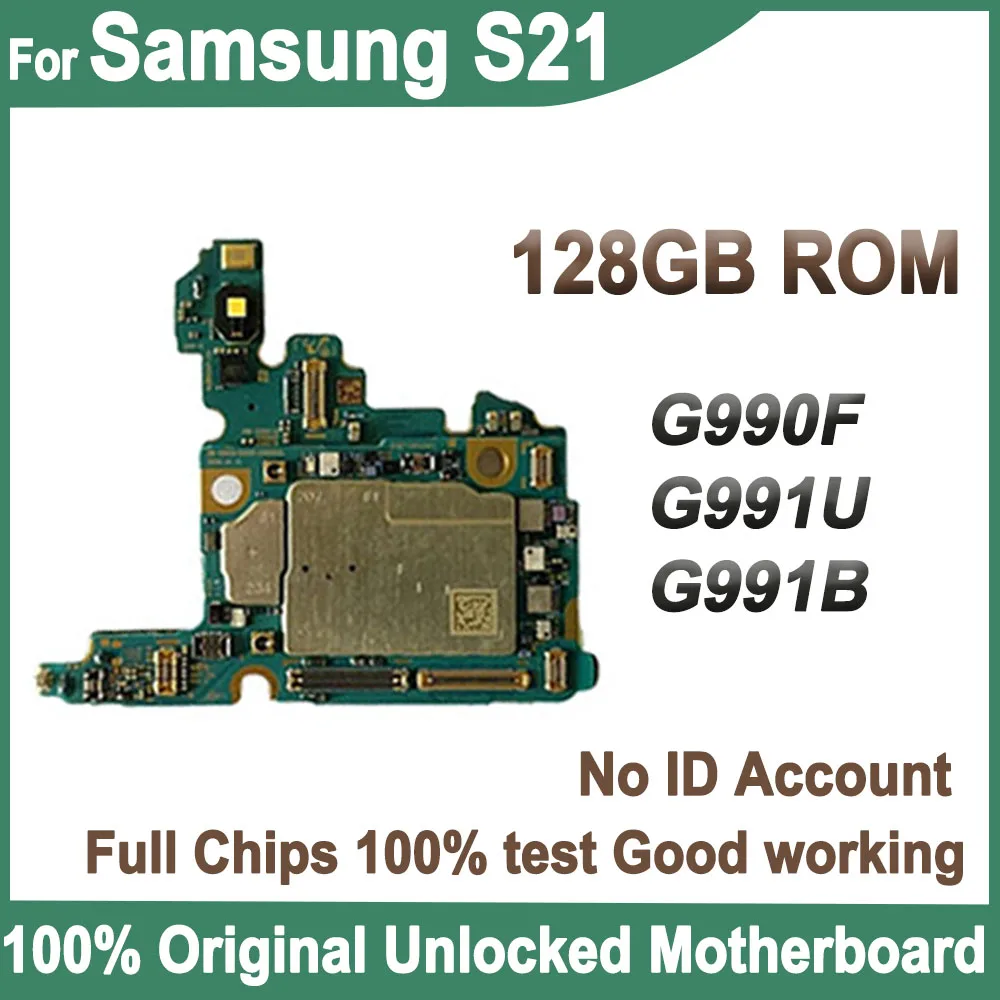 Original Mainboard For Samsung Galaxy S21 G991U G991B G990F Motherboard