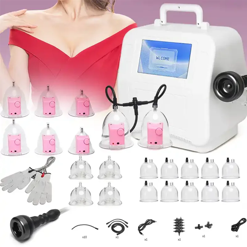 

Professional Butt Lift Buttock Vacuum Lifting Cupping Breast Enlargement Tightening Therapy Body Massage Lymphatic DrainMachines