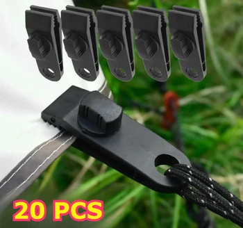 5-20Pcs Heavy Duty Tent Clip Tarp Clips Lock Grip Tent Clamps Clamps for Tarps Awnings Camping Car and Swimming Pool Covers