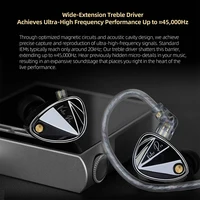 KZ Vader Pro Triple-Driver Dynamic In Ear Monitor Earphones HIFI Music Earbud Noise Cancelling Headset KZ ZAX ZSX PR3 PR1PRO PR2 - Image 4