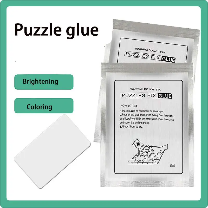 25ML/60ML Puzzle Glue With Scraper Safety Transparent Tasteless Diamond Drawing DIY Handcraft Puzzle Fix Brighten Special Glue diamond painting accessories diamond painting sealer