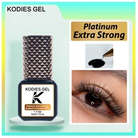 KODIES GEL 5ml Eyelash Glue Extensions 0.5S/1S/2S Fast Drying Lashes Extension Adhesive Low Smell Long Lasting Lash Glue Sealant 1