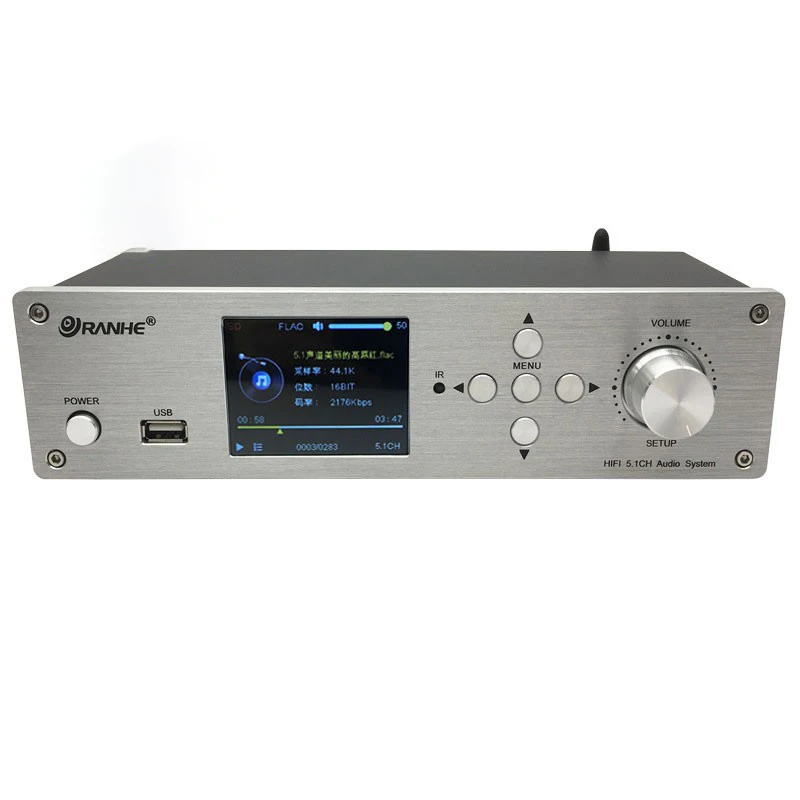 Фото 5.1CH аудио декодер Bluetooth 5,0 4K60Hz HD-MI 2,0 переключатель 2 в 1 Out ARC Converter PC-USB DAC DTS AC3 5,1 цифровая аудиосистема №4