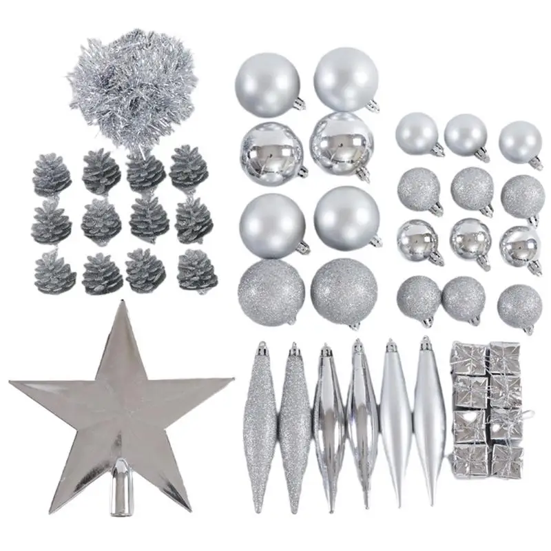 

Подвесное украшение в виде соснового конуса, Рождественская елка, шарики в виде соснового конуса, небьющиеся Подвески на рождественскую елку для дома и дома