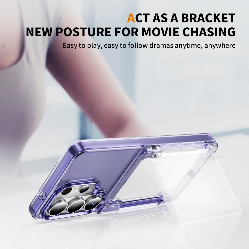 Ultra Metal Rotating Wallet Holder Case with Flip Card Slot and Lens Protection Cover