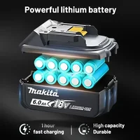 NEW Original Makita 18V Battery, For Makita Power Tool BL1860 BL1830 LXT400, Makita 18 v Battery 18650 Lithium-ion Cell Suitable 2