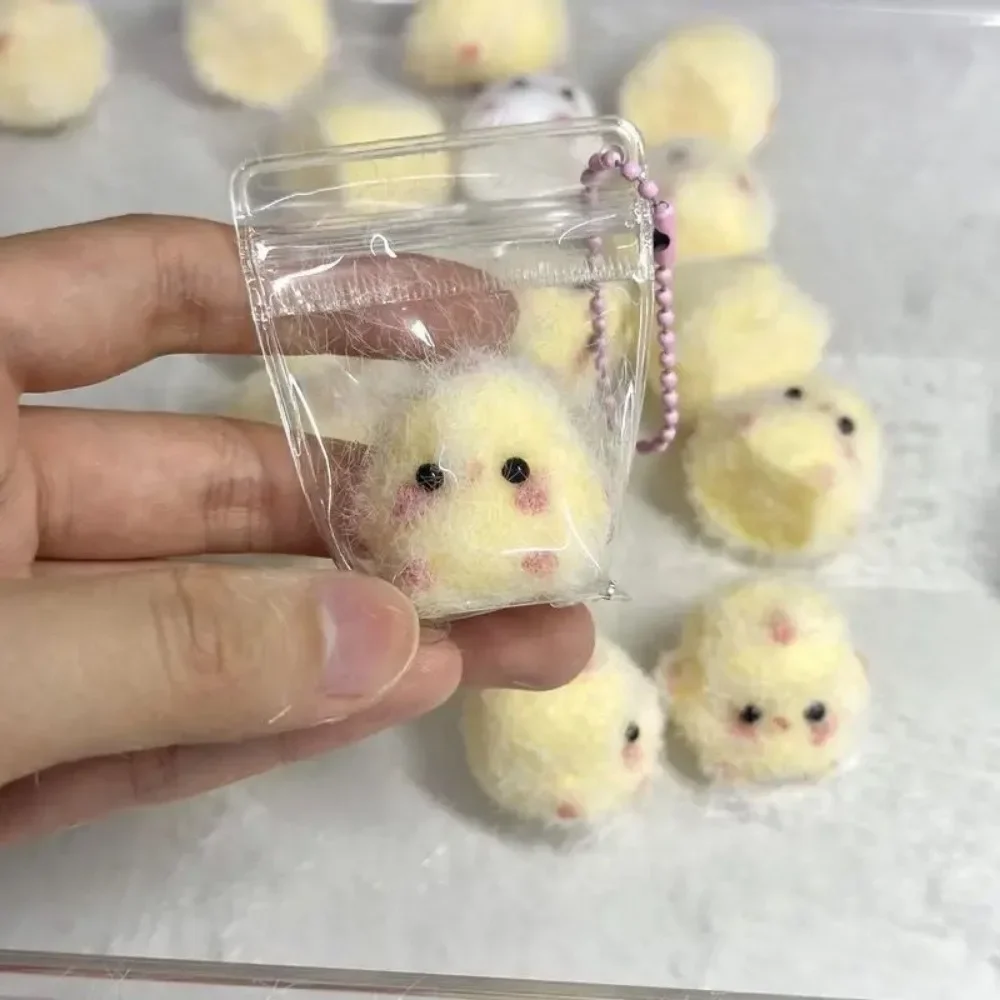 1/2Pcs Miniature Slow Rebound Relief Squeeze Toys Sticky TPR Squishy Mini Chick Stress Reliever Toys Squishy New Fidget Prop 6