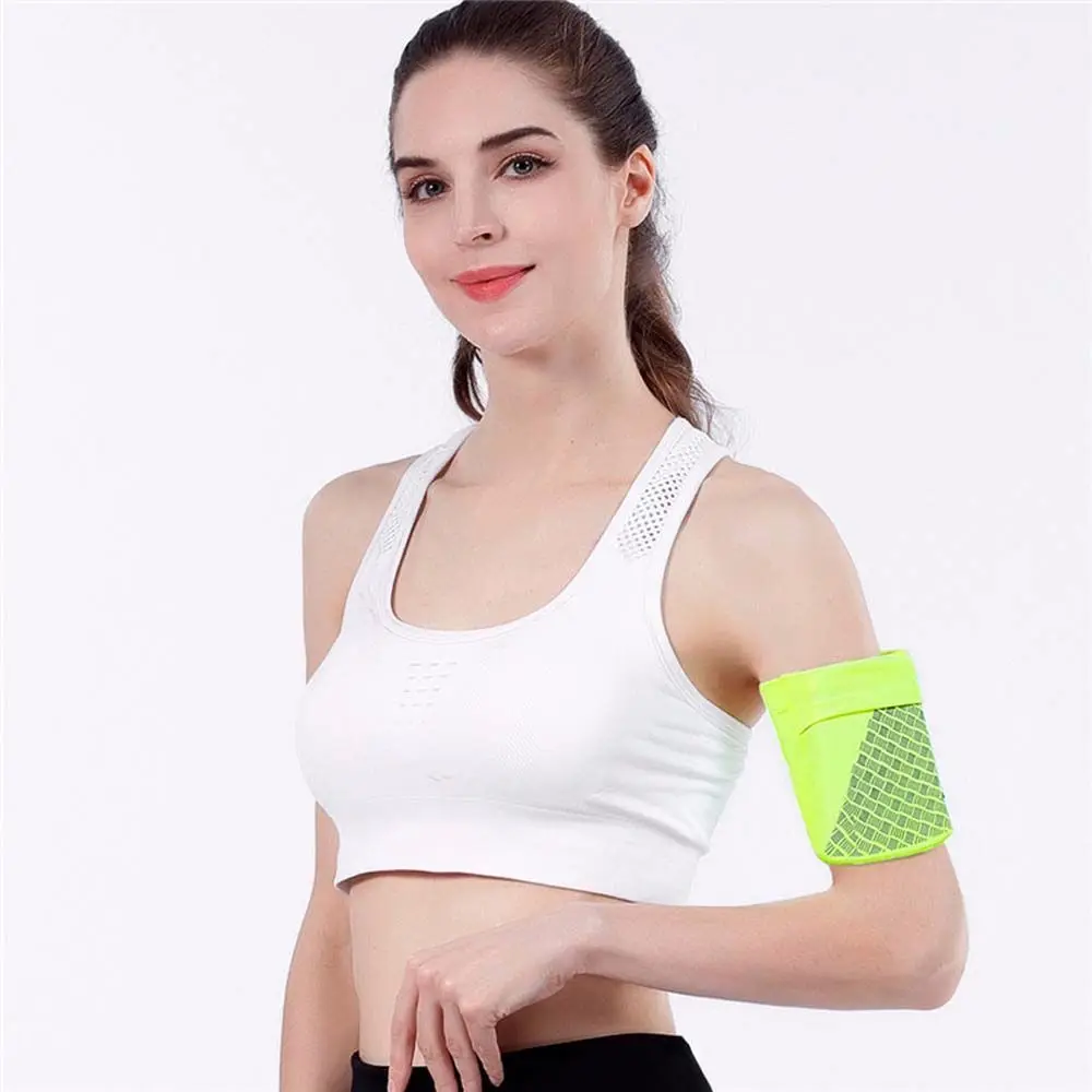 Elasticity Reflective Running Bag Wrist Bag Running Arm Bag Phone Armband Bag Sleeve Bag Mobile Phone Arm Bag 3