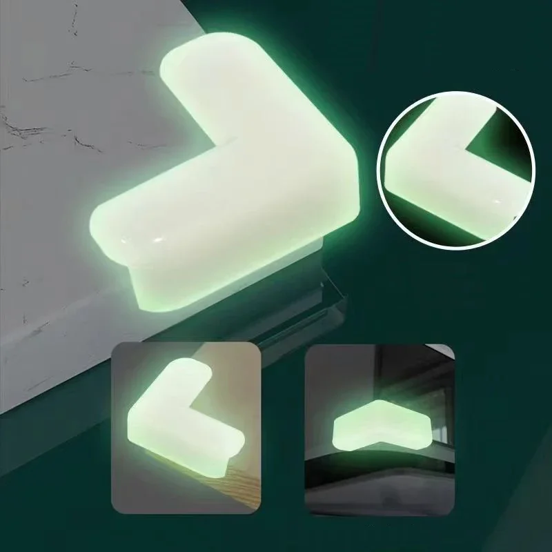 Luminous Anti-collision Angle Baby Kids Safety Corner Guard for Table Edge 2pcs,silicone table corner protector,table corner protector,table edge protector,furniture anti collision strip