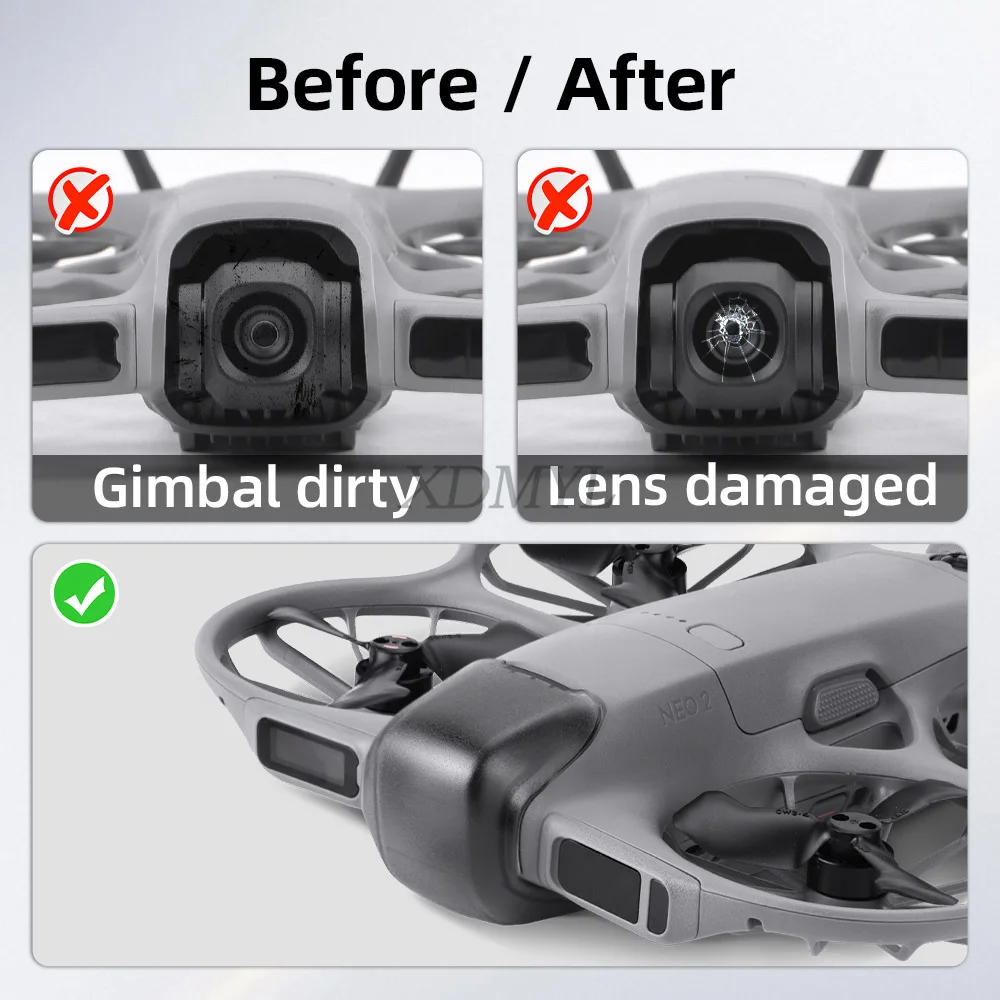 Protège-Objectif DJI Mini 3 Pro - Coque Anti-Rayures Transparent Noir
