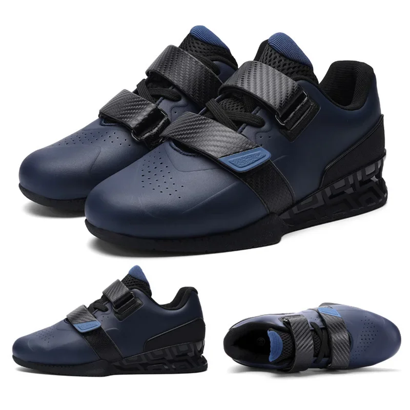 Balance Pro Fitness Sneakers Hook Loop Gym Weight Lifting Boots for Men Women Athletic Golden Sliver Deep Squat Shoes