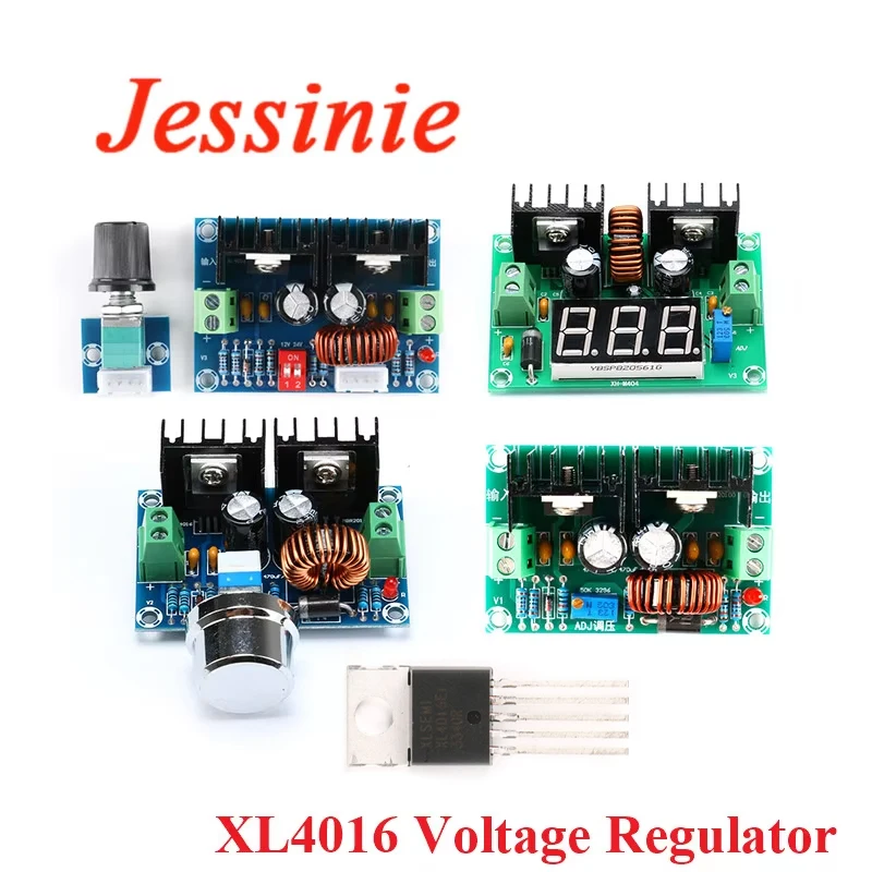 Módulo Regulador de Voltaje DC-DC XL4016 PWM, Convertidor Reductor de Voltaje Ajustable de 8A 200W, Placa Convertidora XH-M405