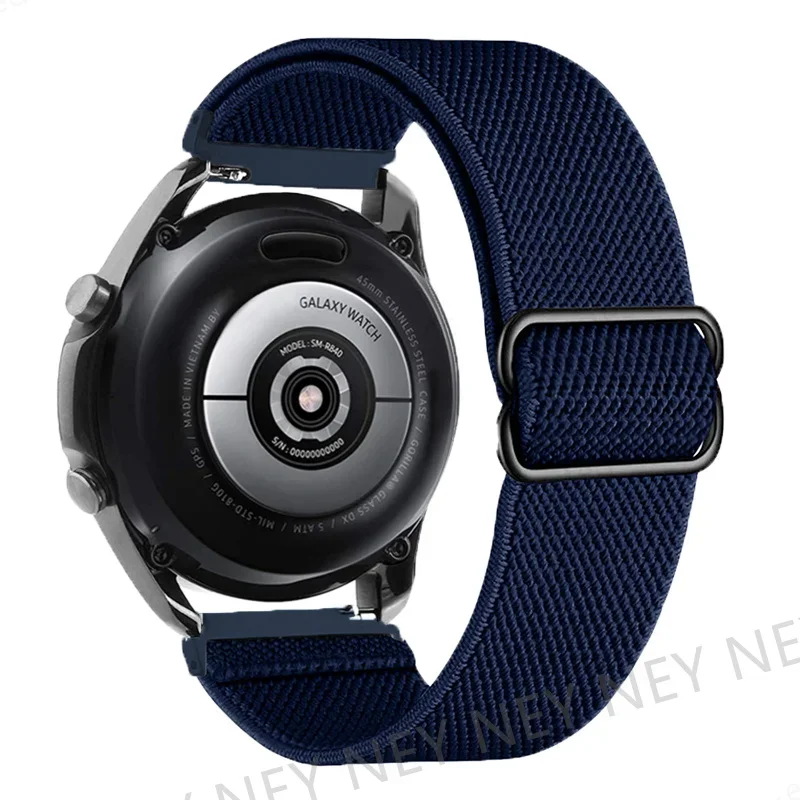 Elastic Nylon Watch Strap - Universal Fit for Smartwatches (20mm & 22mm)