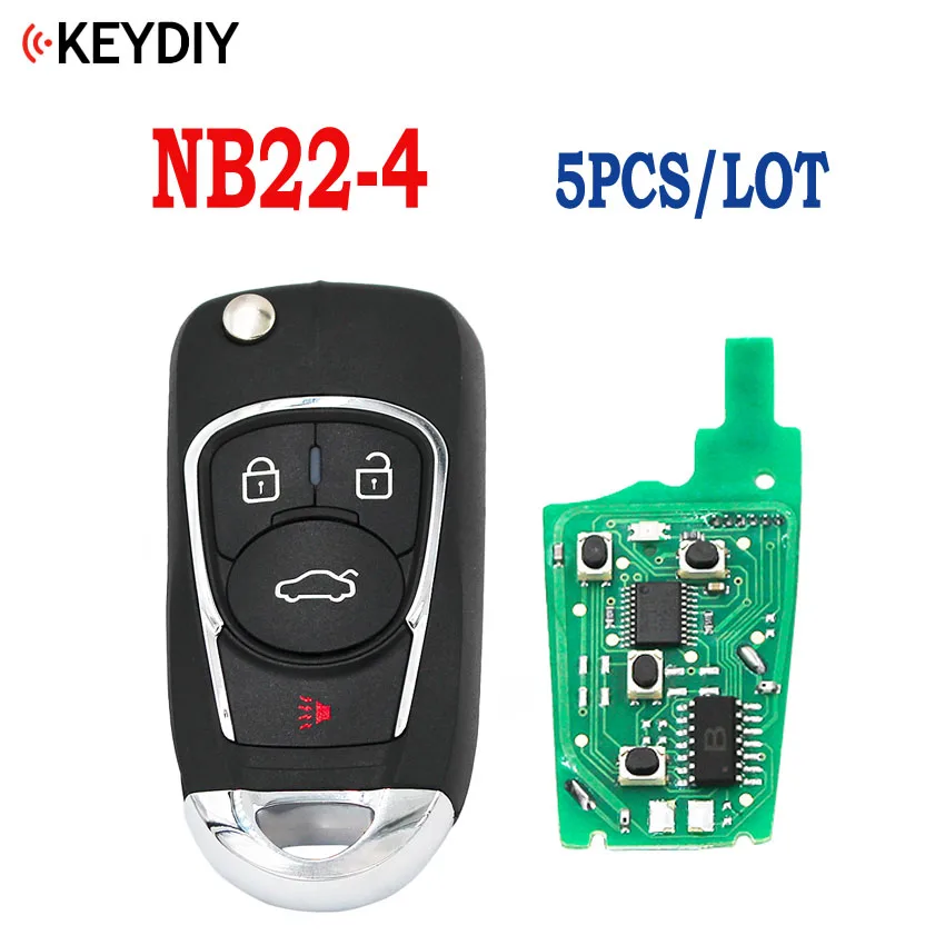 

XRNKEY 5PCS Multi-functional Universal Remote for KD900 URG200 KD-X2 NB-Series ,KEYDIY NB22-3 NB22-4