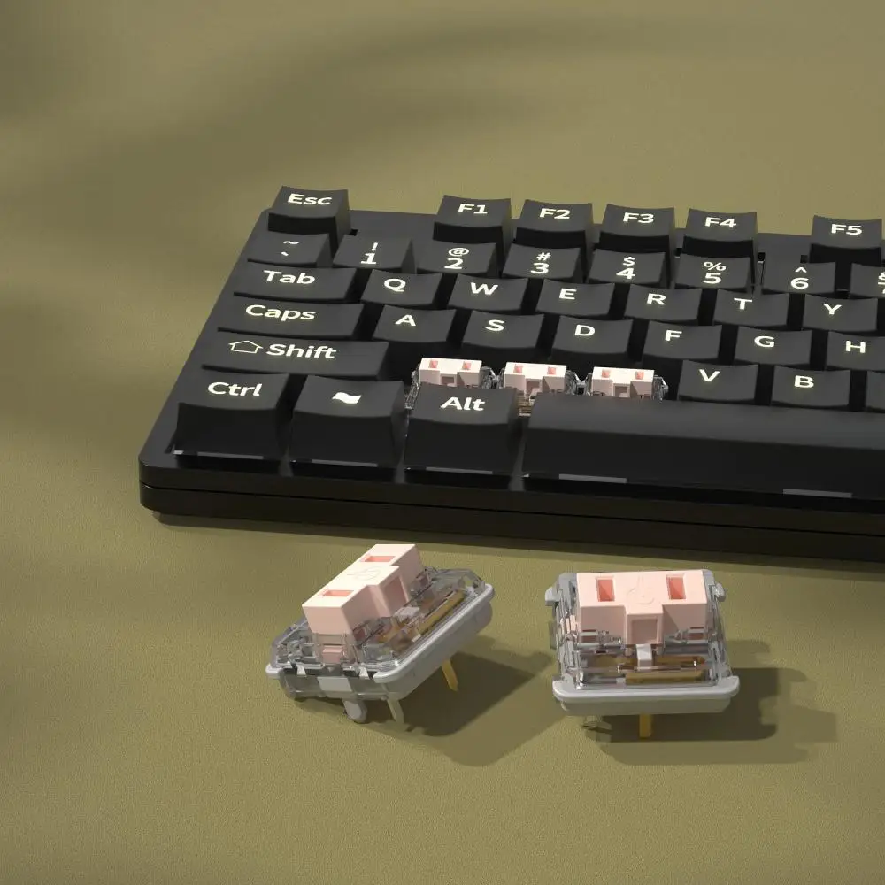 teclado mecânico tátil linear dos interruptores brancos do interruptor do teclado do chocolate do interruptor do perfil baixo de kailh choc para portátil