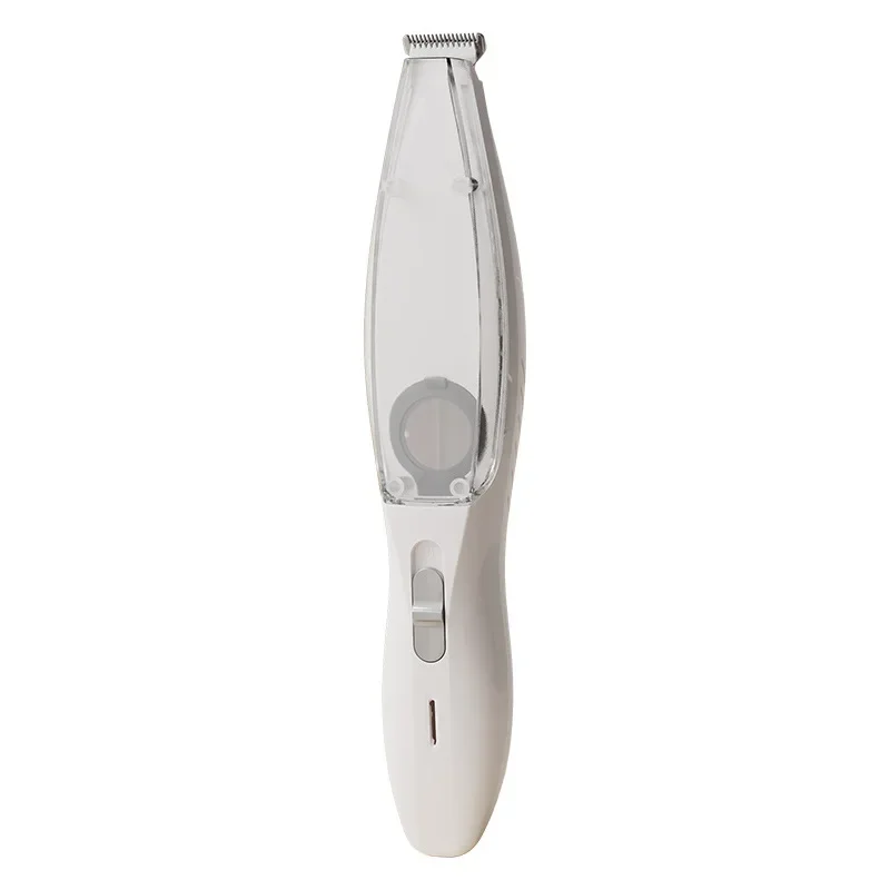Clear Bin Cat Hair Trimmer Cordless Vacuum Pet Clipper With Suction Rechargeable USB Low Noise Electric Dog Groomer hair trimmer pet clipper dog hair trimmer pet hair trimmer dog clipper