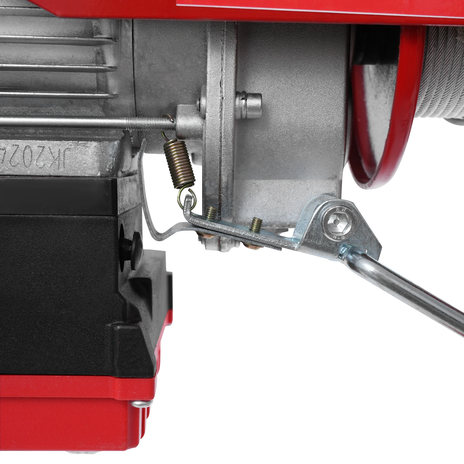 550 W 250 kg elektrischer Hebekran, Kabeltragewinde, Hebekapazität, kabellose Fernbedienung für den privaten und industriellen Einsatz – Detail 7
