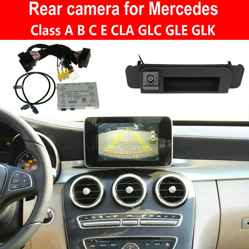 Reverse Camera For Mercedes W205 W212 X253 X204 Class A B C E CLA GLC GLE  GLK ML Front Cam Backup Decoder Plug&Play No Need Code - AliExpress