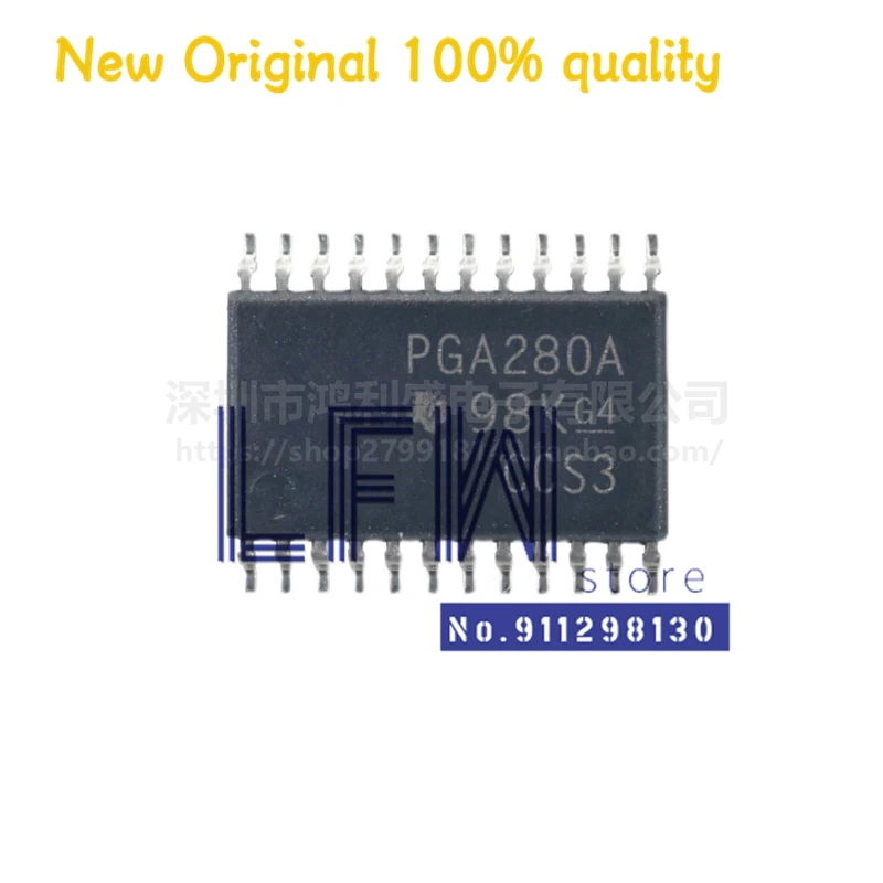 2 шт./лот PGA280AIPWR PGA280A PGA280 TSSOP-24 Чипсет 100% новый и оригинальный в наличии