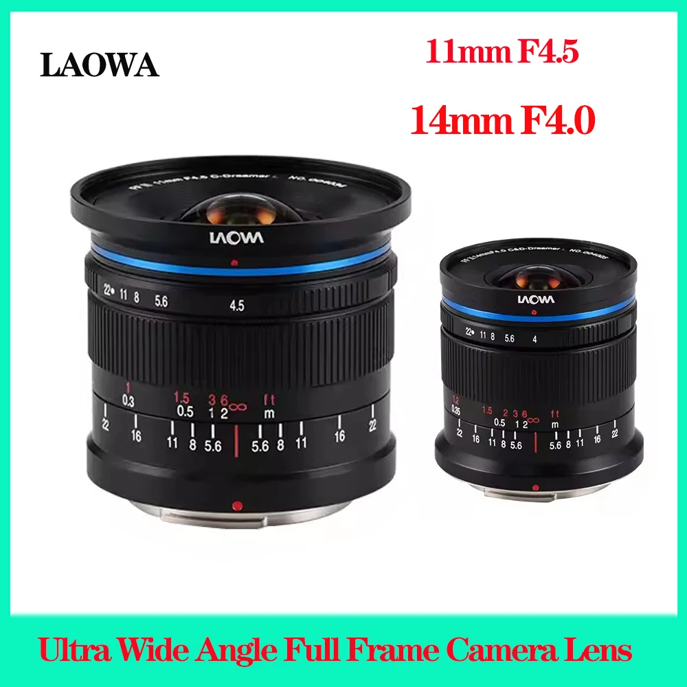 Laowa 11Mm F4.5 14Mm F4.0 Obiettivo Per Fotocamera Ultra Grandangolare Full Frame Obiettivo Mf Leggero Per Canon Nikon Sony Leica L Dl Mount